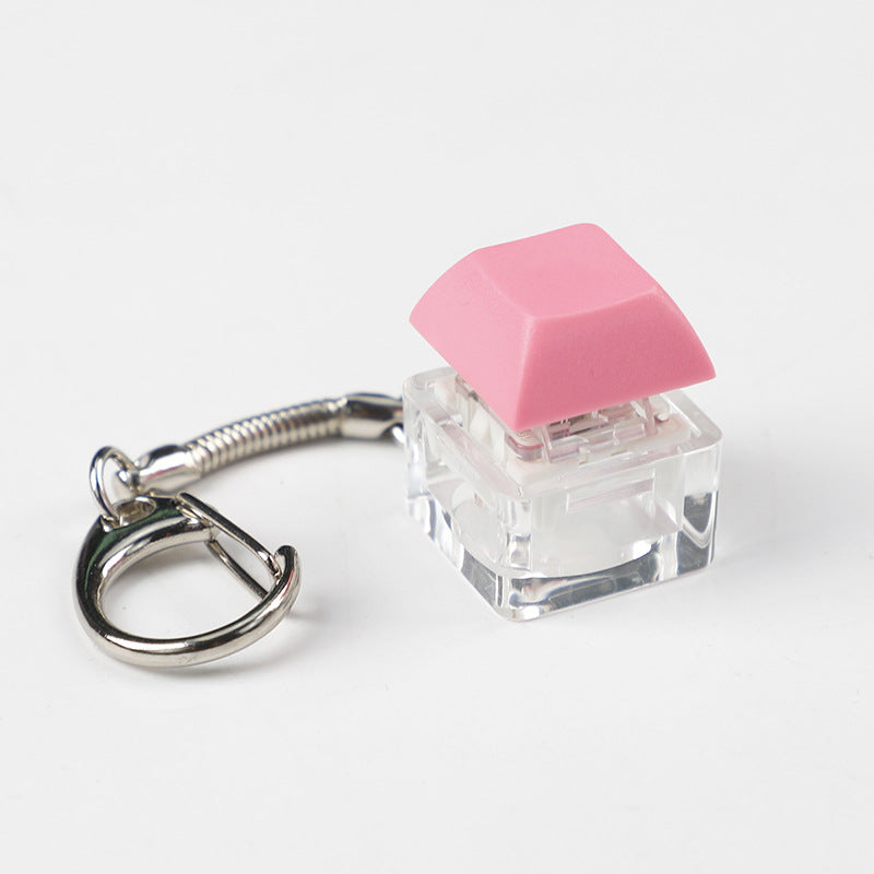 Wholesale Acrylic Decompression Mechanical Keyboard Axis Tester Fidget Keychains
